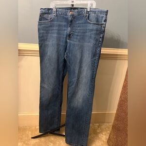 Five Four Light Blue Denim Jeans size 40 zip up five pocket relaxed‎ fit box 23